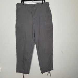 TRU SPEC GRAY BAGGY CARGO STYLE WORK PANTS SZ 35